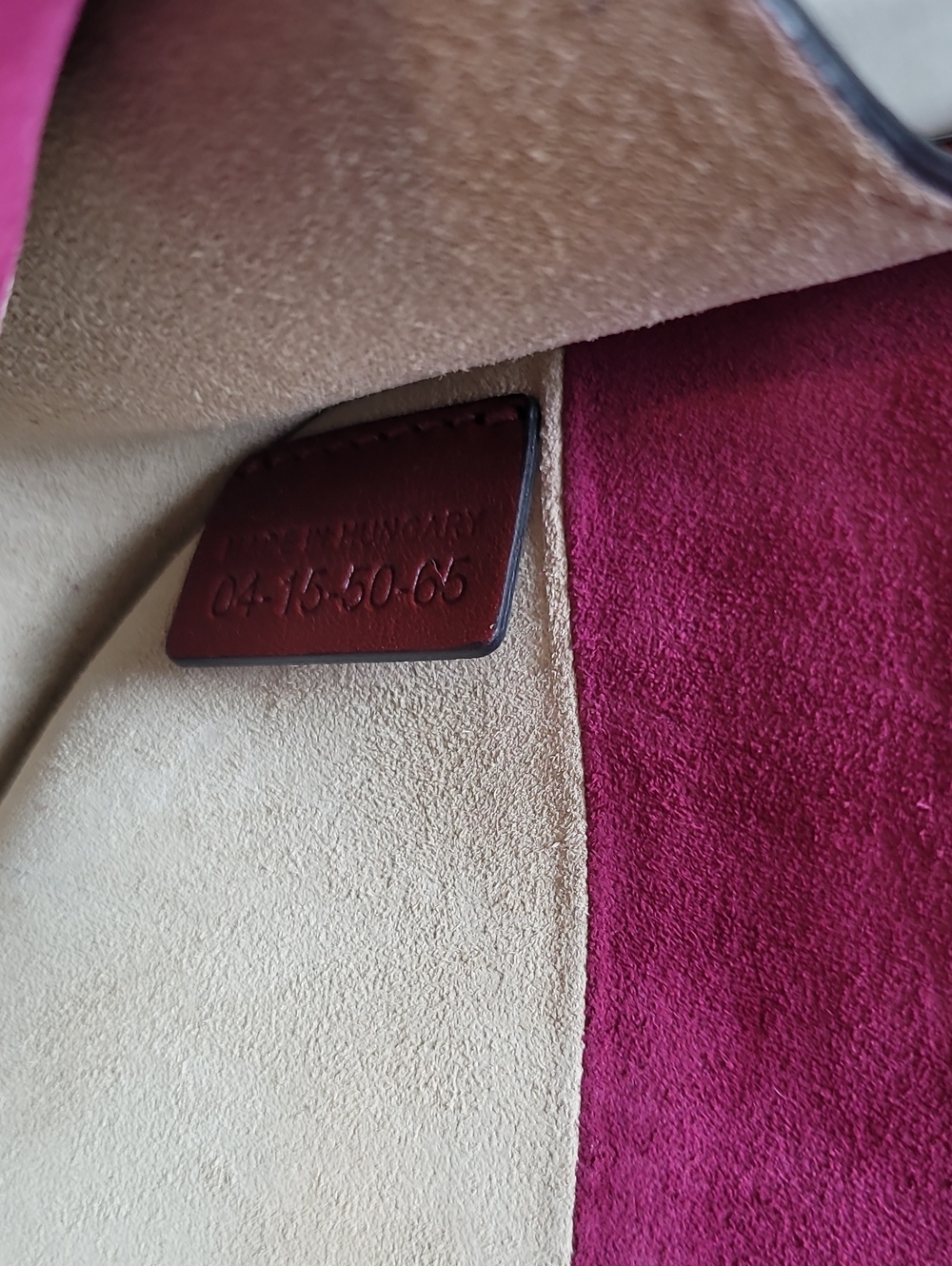 Chloé Georgia Saddle Bag In Burgundy - Picture 5 of 10